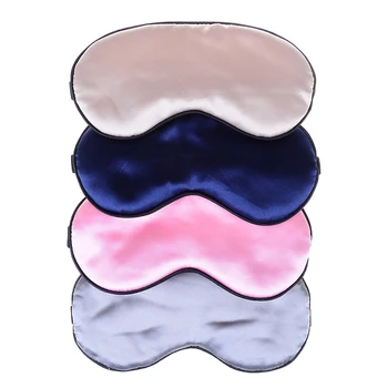 

2020 1pc Travel Silk Sleep Mask Supple Eye Shade Portable Eyepatch Breathable Rest Blindfold Eye Cover Night Sleeping Mask