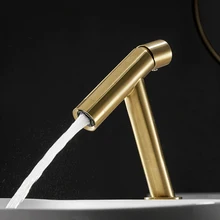Кран для раковины в стиле ретро золотой кран для раковины для ванной кран с одной ручкой винтажный кран для мытья Горячий Холодный Смеситель кран S79-426