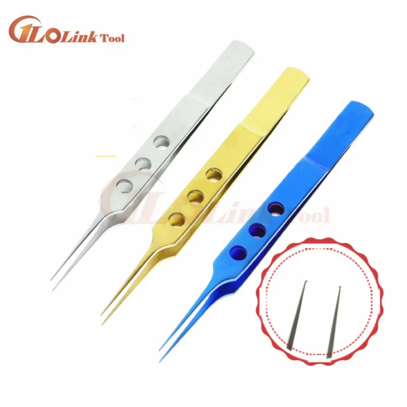 

Titanium alloy O11cm Instruments Double Eyelids Tarsus Cysts Tweezers Pancreas Folder Clip Surgery Tool Parts