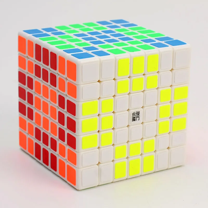 Yj GuanFu YuFu 7x7 куб скоростная головоломка магнитный магический куб Yongjun Stickerless профессиональные магниты головоломка кубики Обучающие