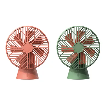 

Desktop Cooling Fan Outdoor Portable Small Desk USB 7 Blades Silent Cooler Operation Super Mute Laptop Mini Fans