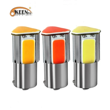 

2Pcs 1156 BA15S P21W LED BAU15S PY21W BAY15D LED Bulb 1157 P21/5W R5W 4 COB Auto Brake Turn Signa Lamp Bulbs CarLight 12V