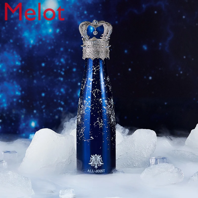 

High-End Luxury Crown Vacuum Cup Large Capacity Women's Water Cup Fashion Simple and Portable Creative Personalized Cup