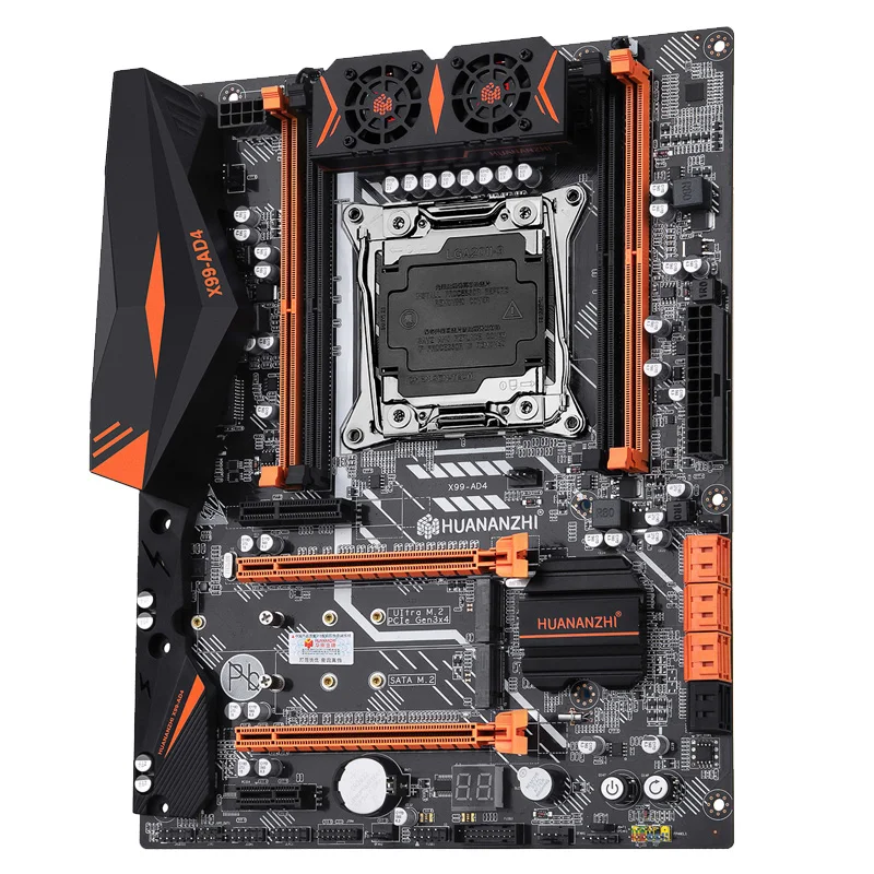Материнская плата HUANANZHI X99 со слотом M.2 NVME NGFF LGA2011 3 DDR4 4 канала * USB3.0 6 SATA3.0