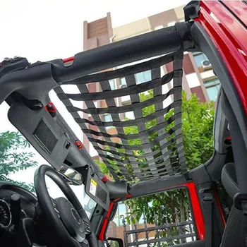 

Net Roof Hammock Car For Jeep Wrangler YJ TJ JK JL Multifunction Cargo