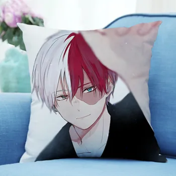 

Anime My Hero Academia Midoriya Izuku Throw Pillow Todoroki Shoto Cloth Cushion Action Figure Collection Model Toy M2777
