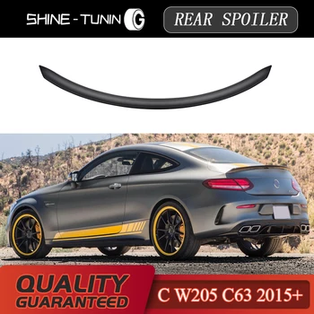 

Rear Spoiler Suitable for Mercedes C Class W205 c63C63 Coupe Edition 1 style matte black paint rear spoiler wing 2015