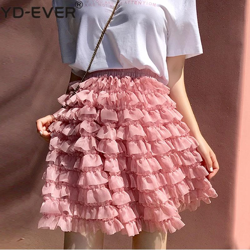 black ruffle tutu skirt