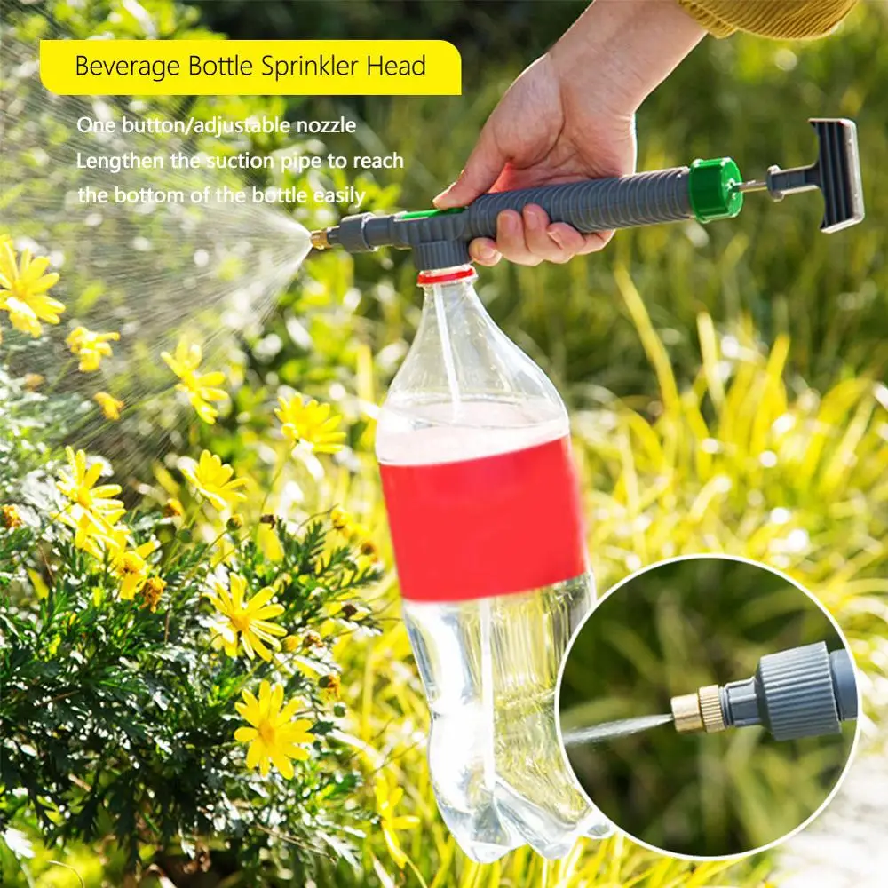 

Universal Watering Sprayer Accessories Adjustable Nozzle Sprinkler Watering Can Pressure Atomizing Nozzle Garden Tool