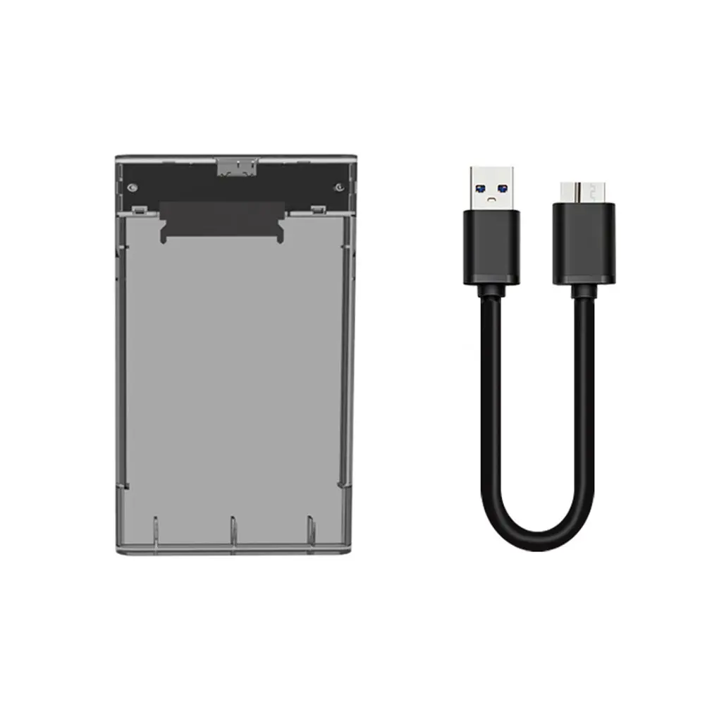 Высокоскоростной USB 3,0 на SATA Мобильный жесткий диск Корпус 2,5 "корпус SSD, HDD инструмент Бесплатная твердотельный жесткий диск коробка