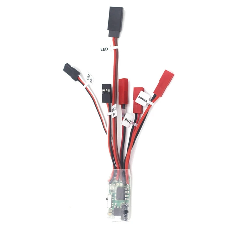 

10A Brushed ESC 2S/3S Speed Controller with Brake for RC Vehicle Car Boat Fixed Wing Airplane