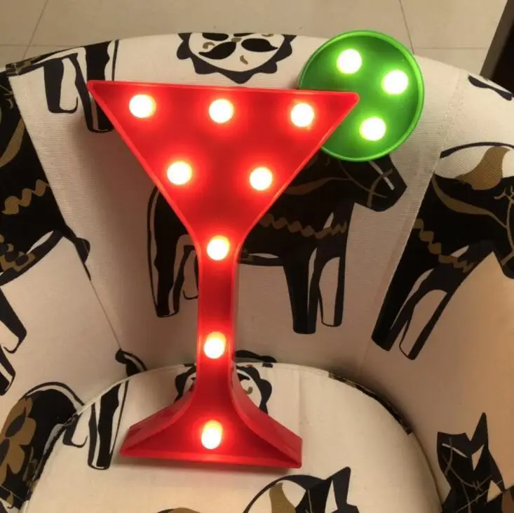 

Led modelling lamp Flamingo cactus creative alphabet lamp