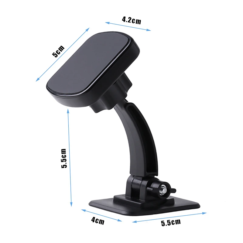 mobile phone holder Car Mobile Phone Holder Universal 360 Degree Rotating Adjustable Paste Magnet Stand Bracket Car Holder Below 6 Inches Phones bedside phone holder