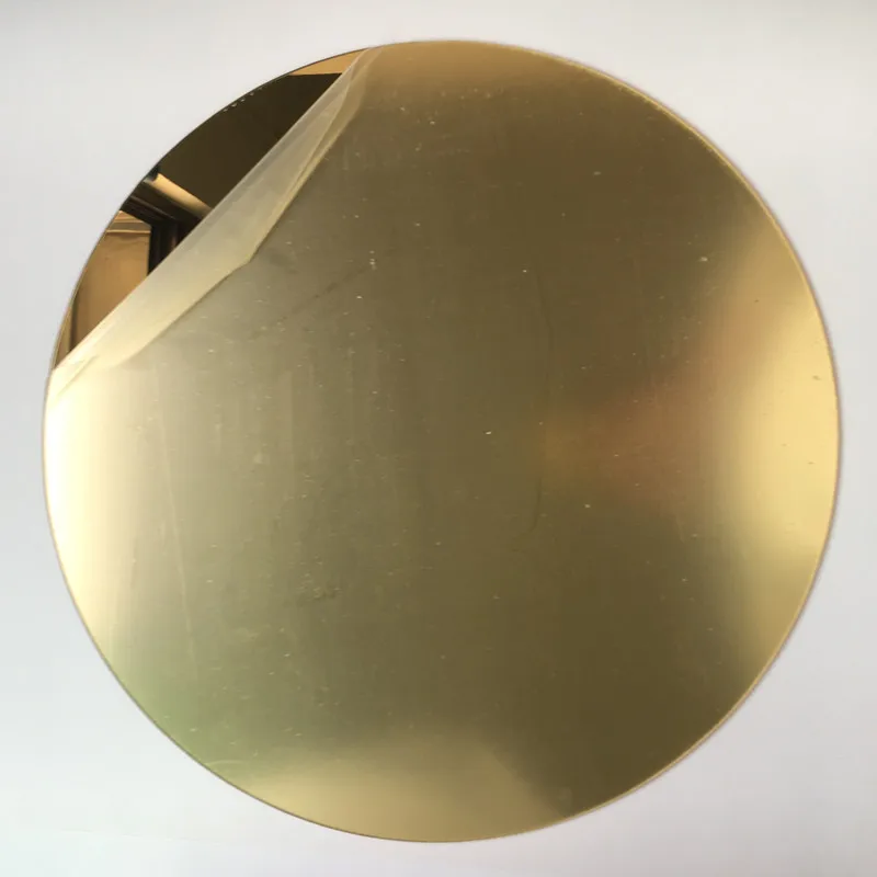 135 шт./лот диаметр 100x3 мм акриловое круглое серебряное зеркало пластик ПММА Pier стекло отель декоративные линзы не легко сломать