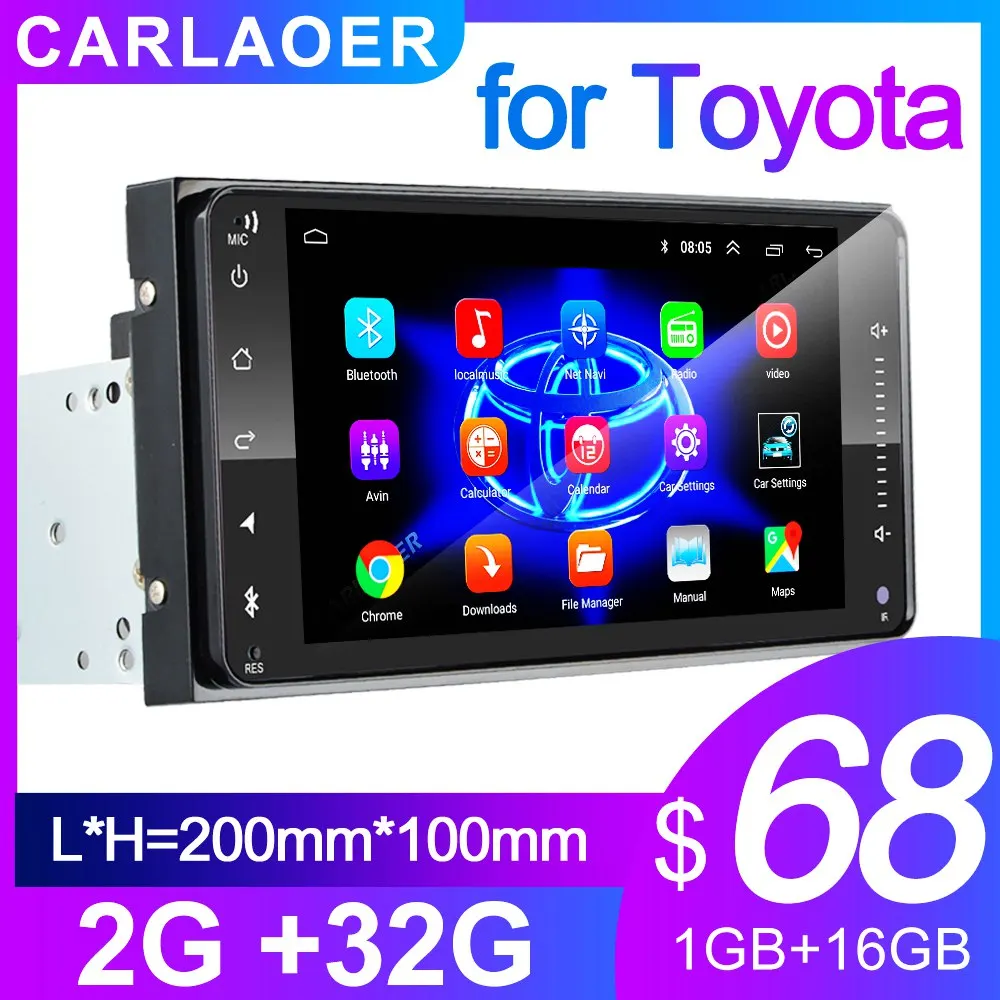 2 din android 8.1 Universal Car Multimedia Player Car Radio Player