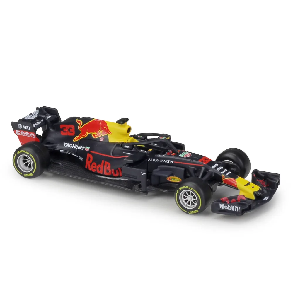 1:43 Bburago F1 FerrariSF90 RedBullRB15 RB14 MercedesW10 W07 de aleación de coche estático de Metal modelo de vehículos