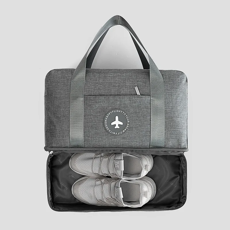 

Waterproof Polyester Travel Storage Bag Dry And Wet Separation Bag Fit For Underwear Dirty Clothes Toiletries Shoe Storage