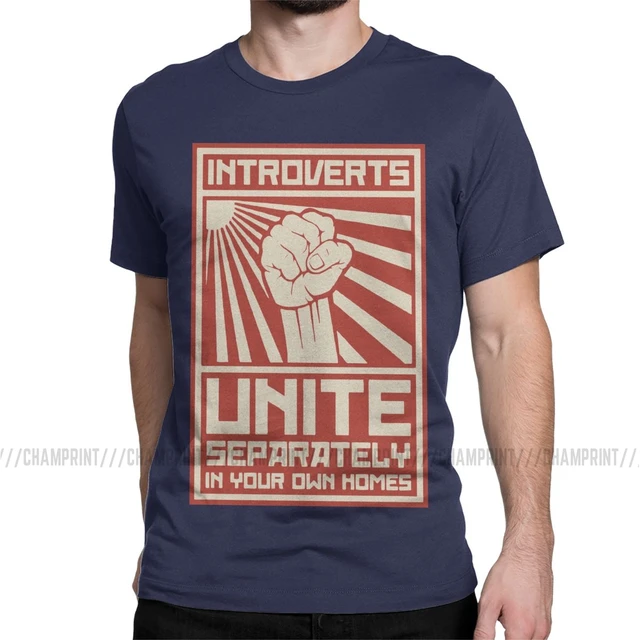 Introverts unite this is our time - Introverts Unite - Long Sleeve T-Shirt TeePublic