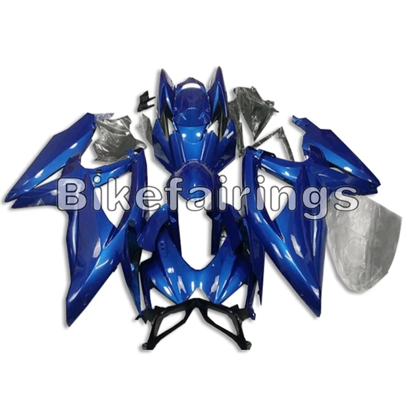 Мотоцикл рамы кузова для Suzuki GSXR600 2008 2009 2010 Обтекатели GSXR750 2008 2009 2010 Кузов ABS Пластик K8 08 09 10 синий - Цвет: As Picture Shown