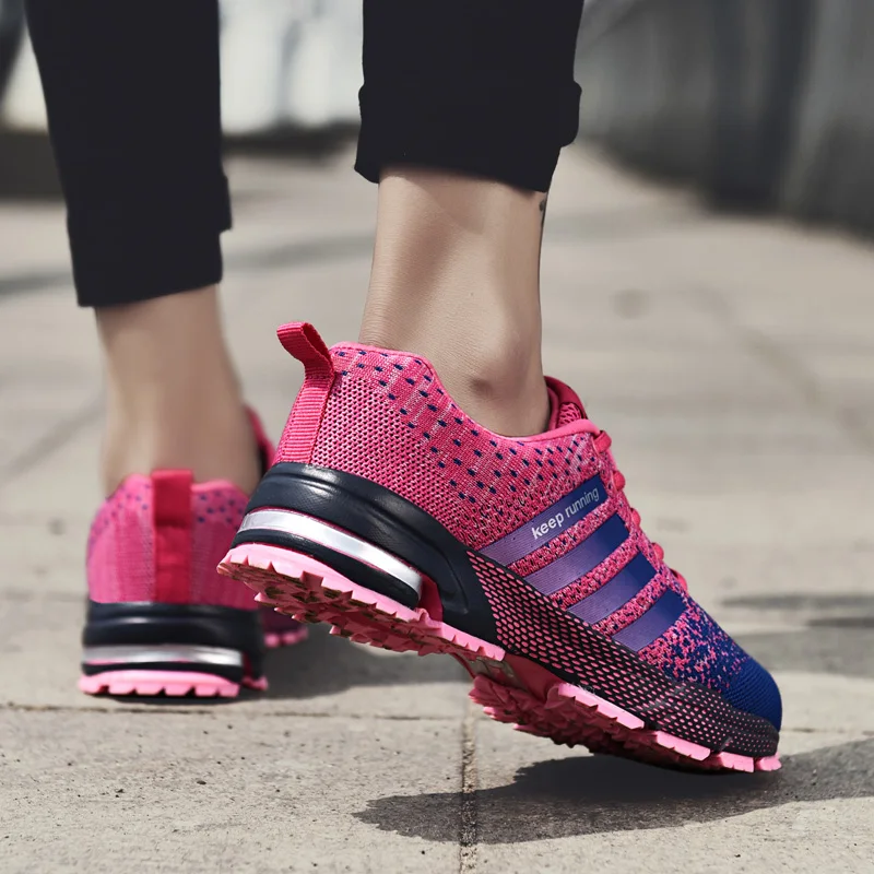 Men Running Shoes Breathable Outdoor Sports Shoes Lightweight Sneakers for Women Comfortable Medium(B,M) Breathable EVA