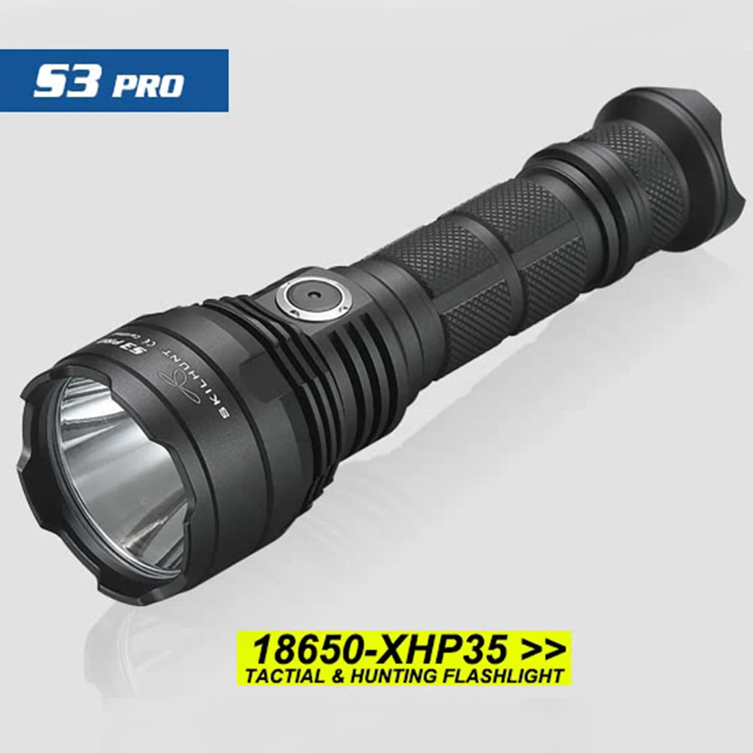 

SKILHUNT S3 Pro 1600lumens Strong Light Waterproof Torch Multi-Purpose Outdoor Hunting Light Tactical Flashlight