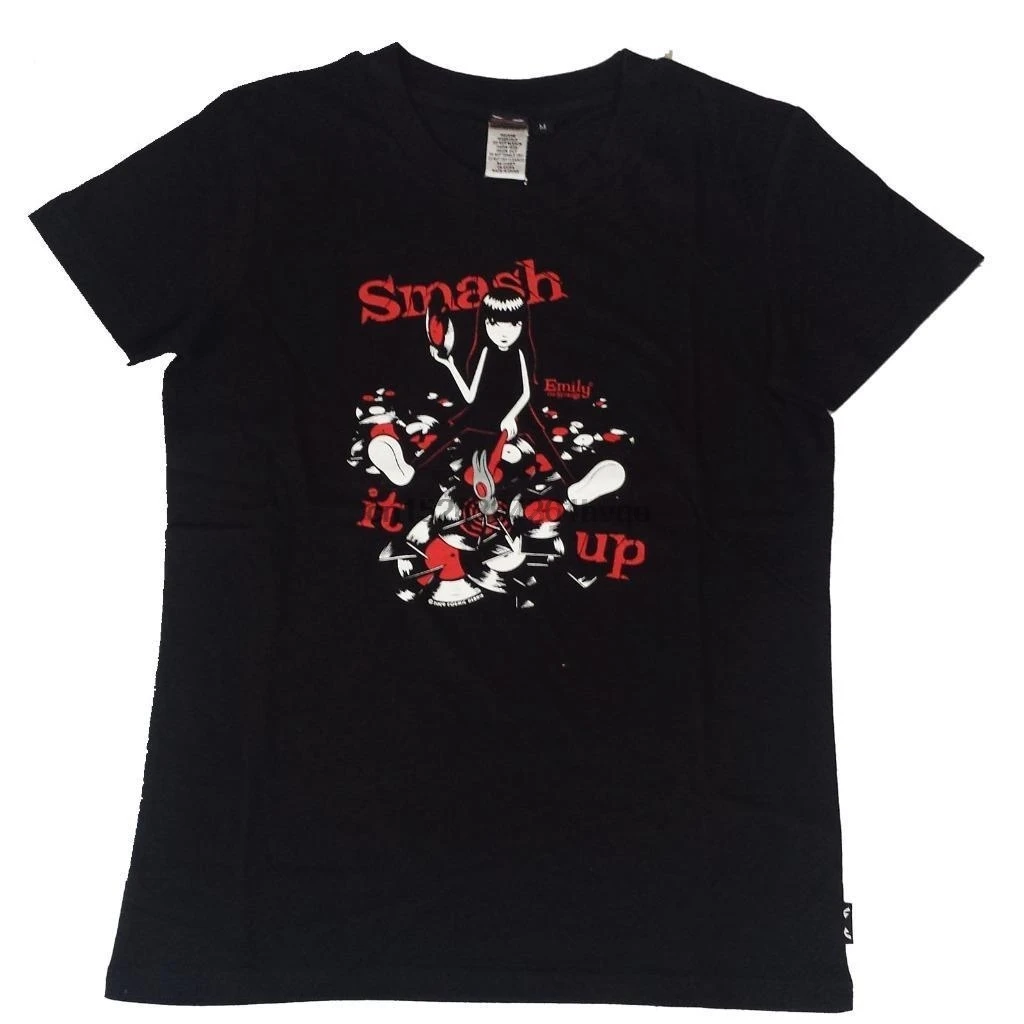 

EMILY THE STRANGE OFFICIAL LICENSED Emo Goth Fitted Top T-Shirt S M L
