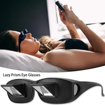 

Creative Lazy Prism Eye Glasses Horizontal Reading TV Sit View Glasses On Bed Lie Down Bed Prism Spectacle The Lazy Glasses