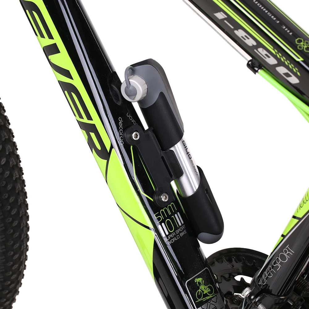 

Hot New Mini Portable Bicycle Pump Bicycle Accessory Aluminum Alloy Tire Air Inflator Presta Scharder Pump for Mountain Bicycle
