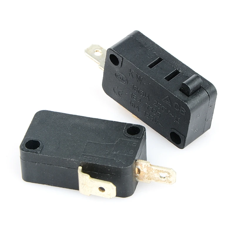 Microwave Oven Spare Parts 2pins Switches 16A 250V For Microwave Oven Door Micro Washing Machine Rice Cooker Pot