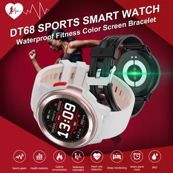 

DT68 smart watch Smart Watch Color Screen Bracelet Sports Waterproof Watch Heart Rate Blood Pressure Monitoring Watch