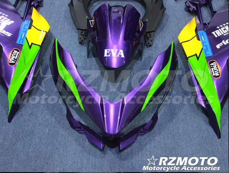Лакированные мотоциклетные Обтекатели части для kawasaki Ninja400 EX400 все виды цветов № 3010