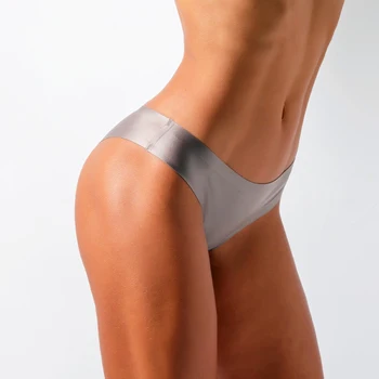 

M-3XL Super Soft Seamless Panties Ultra-thin Nylon Women G-string Low Rise Lingerie Ice Silk Briefs Lady Underwear Plus Size