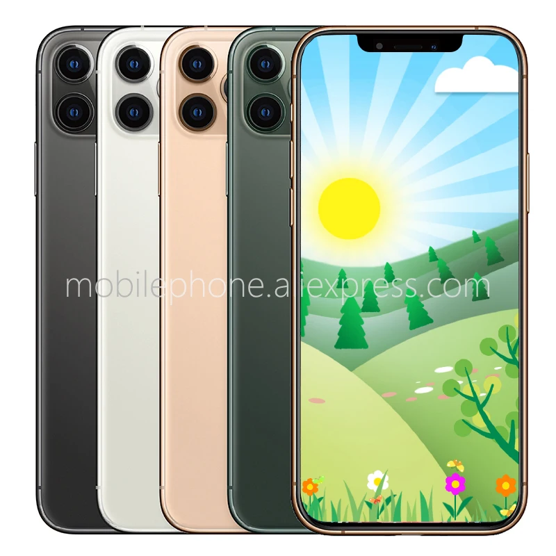 Смартфон Android с экраном Notch большой экран 6 5 дюйма металлический корпус