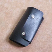 Прочный кошелек из искусственной кожи, брелок для ключей унисекс, мягкий чехол для ключей, аксессуары