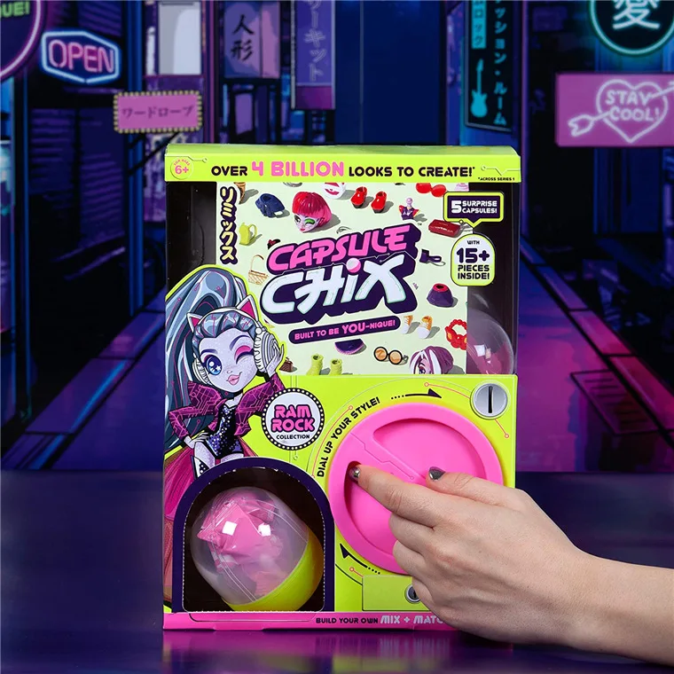 Капсула Chix Ultimix 4 шт. в упаковке 5 дюймов маленькая кукла с Капсульная машина