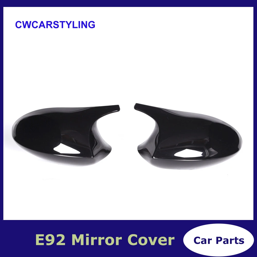 

E92 E90 Mirror Cover Caps M3 Style ABS 1:1 Replacement Part for BMW 3 Series E92 E93 06-09 E90 E91 05-07 Rear View Mirror