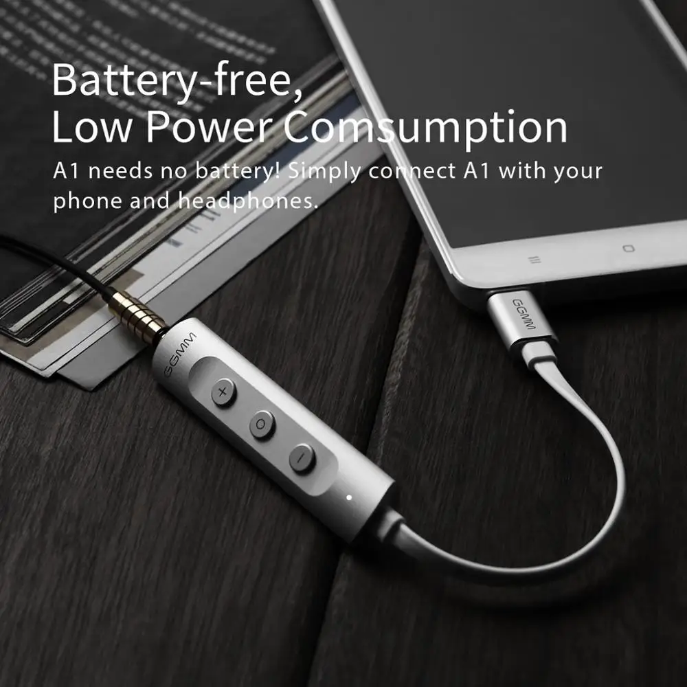 GGMM Portable Mini Headphone Amplifier Metal USB C DAC Amp To 3 5mm Audio DAC Amp USB Adapter Converter For Andorid Phone PC etc