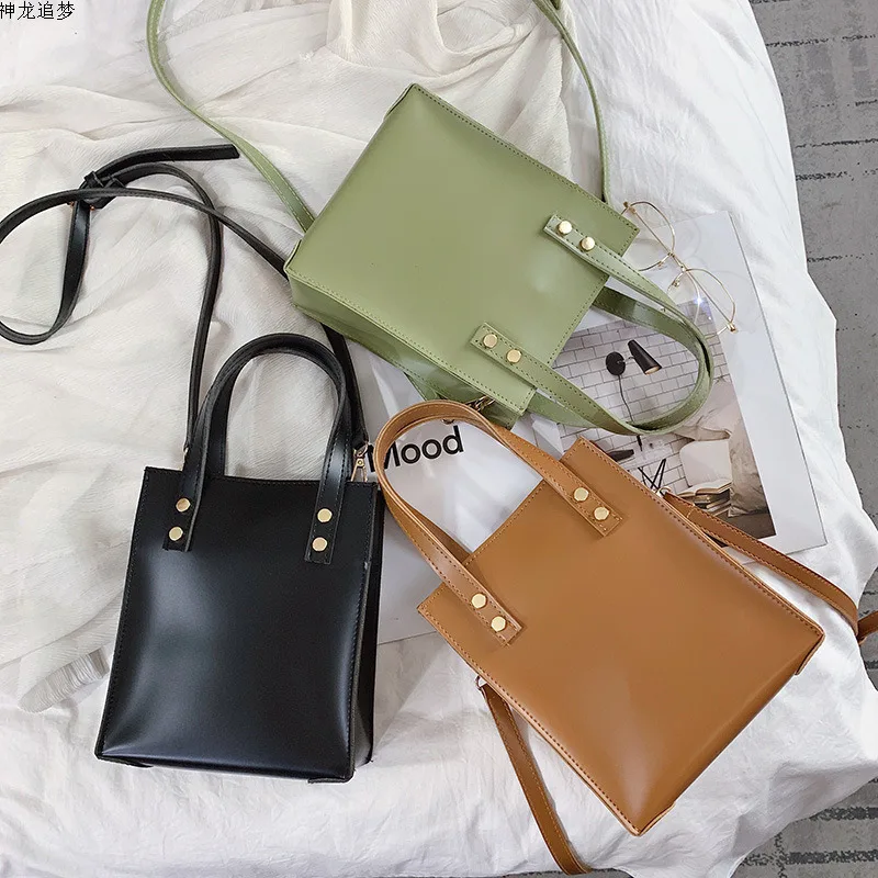 

Female Crossbody Tote Bags For Women 2020 Quality PU Leather Luxury Handbags Designer Sac A Main Ladies Shoulder Messenger Bag