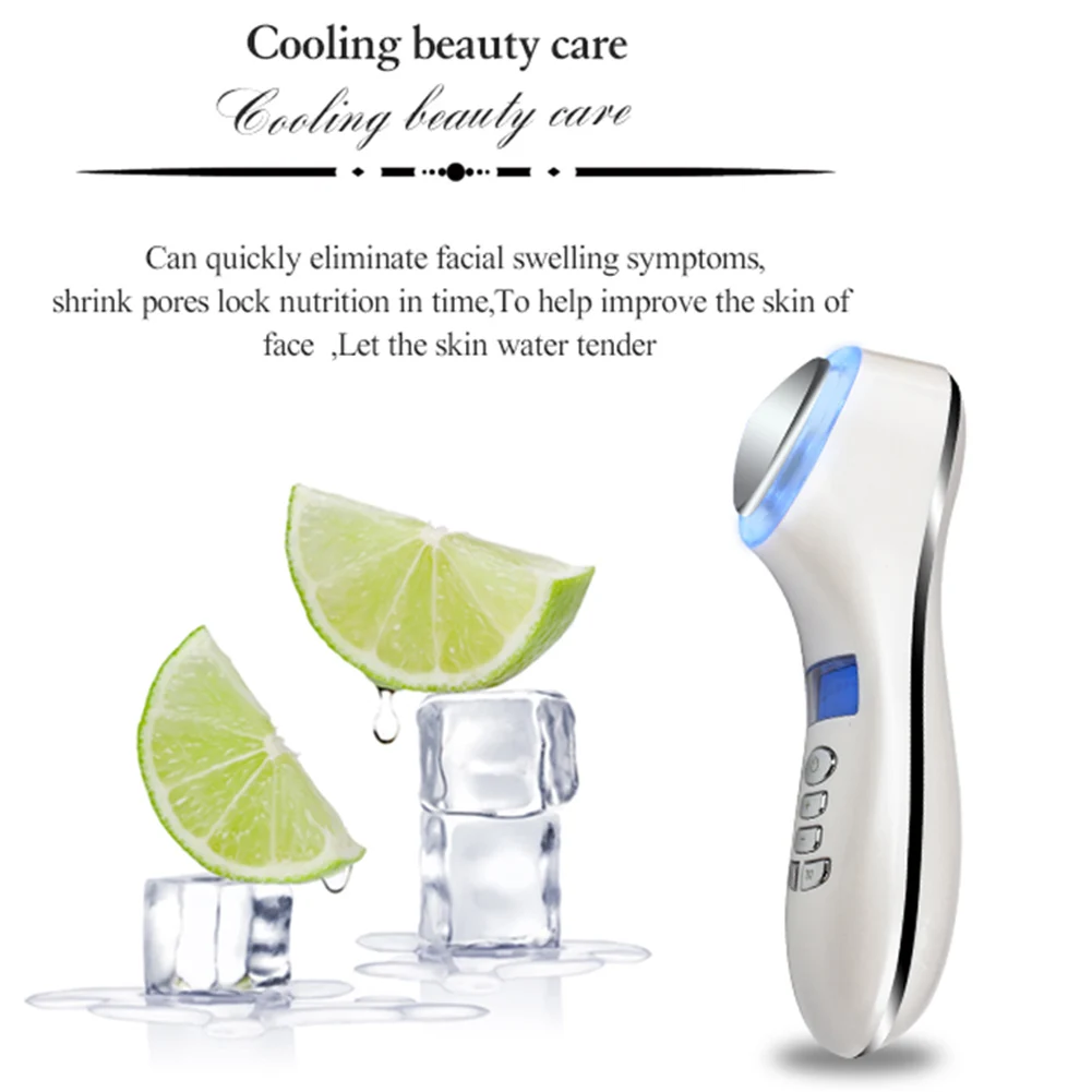 Ferramentas de Beleza Cuidados com a Pele Efeito de Vibração Máquina da Beleza Massageador Facial Ultra-sônica Rosto Dispositivo Spa Luz Anti-envelhecimento Levantamento 20 High Quality Beleza e saúde
