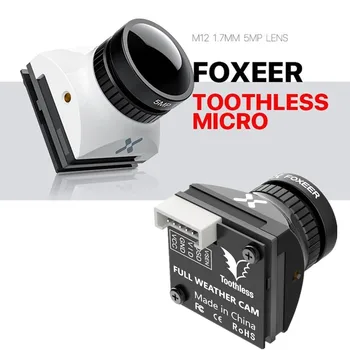 

Foxeer Toothless Micro M12 Camera 1200TVL 1/2" Sensor 1.7mm 5MP Lens PAL NTSC 4:3 16:9 OSD Menu Remote Control w F405 F722 FC