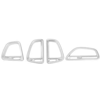 

4Pcs Center Console Air Condition Outlet Vent Trim Accessories for Dodge Challenger 2015 2016 2017 2018 2019