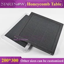 Размер подгонянный лазерный сотовый Рабочий стол панель доска платформа 300*200 мм CO2 гравер машина для резки детали