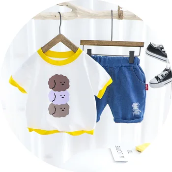 

BOY'S Sets 2020 Summer Short Sleeve T Shirt and Shorts