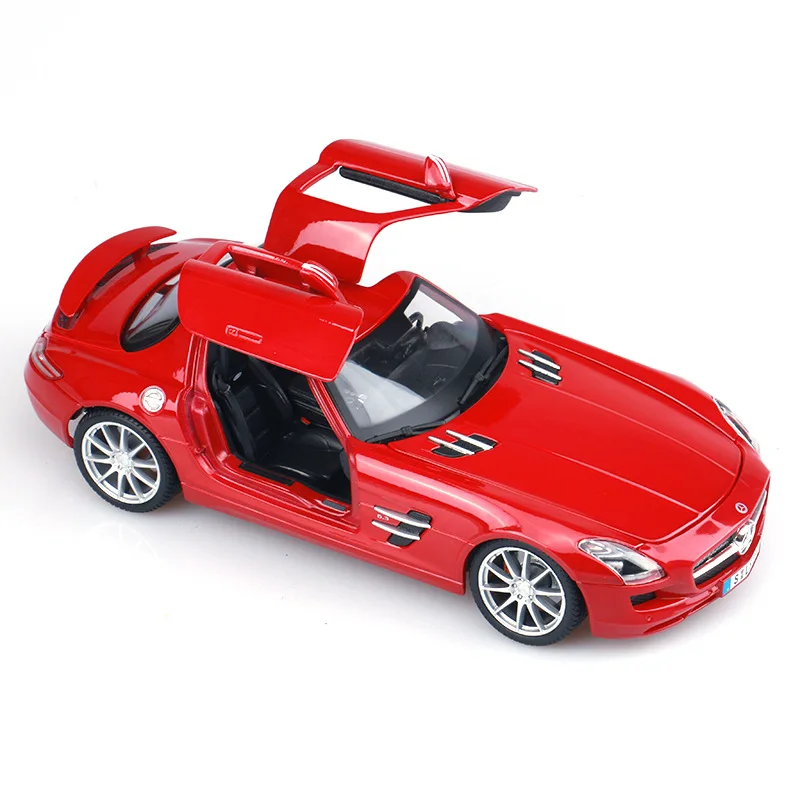 Литой под давлением металлический автомобиль в масштабе 1:18 игрушки для Benz Sls