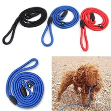 0.6/0.8/1cm chien en Nylon Traction corde laisse réglable marche plomb sangle fournitures pour animaux de compagnie(China)