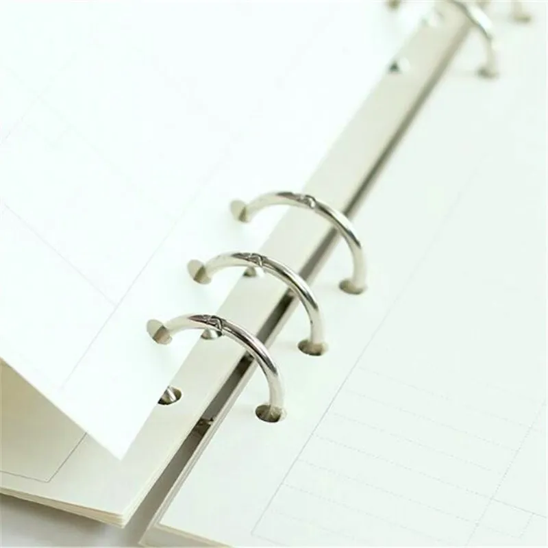 Metal Loose Leaf Notebook Binder Rings Album Scrapbook Clip Craft Photo Album Metal Ring Binder Desk Calendar Circle 2pcs