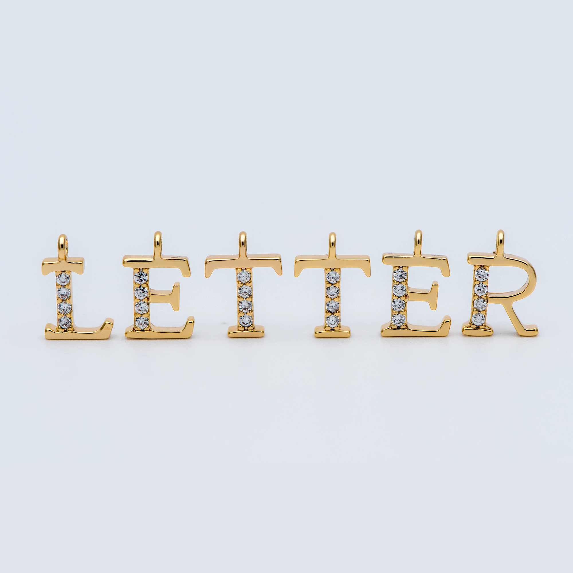 Charmalong™ 14K Gold Plated Letter Charms by Bead Landing™