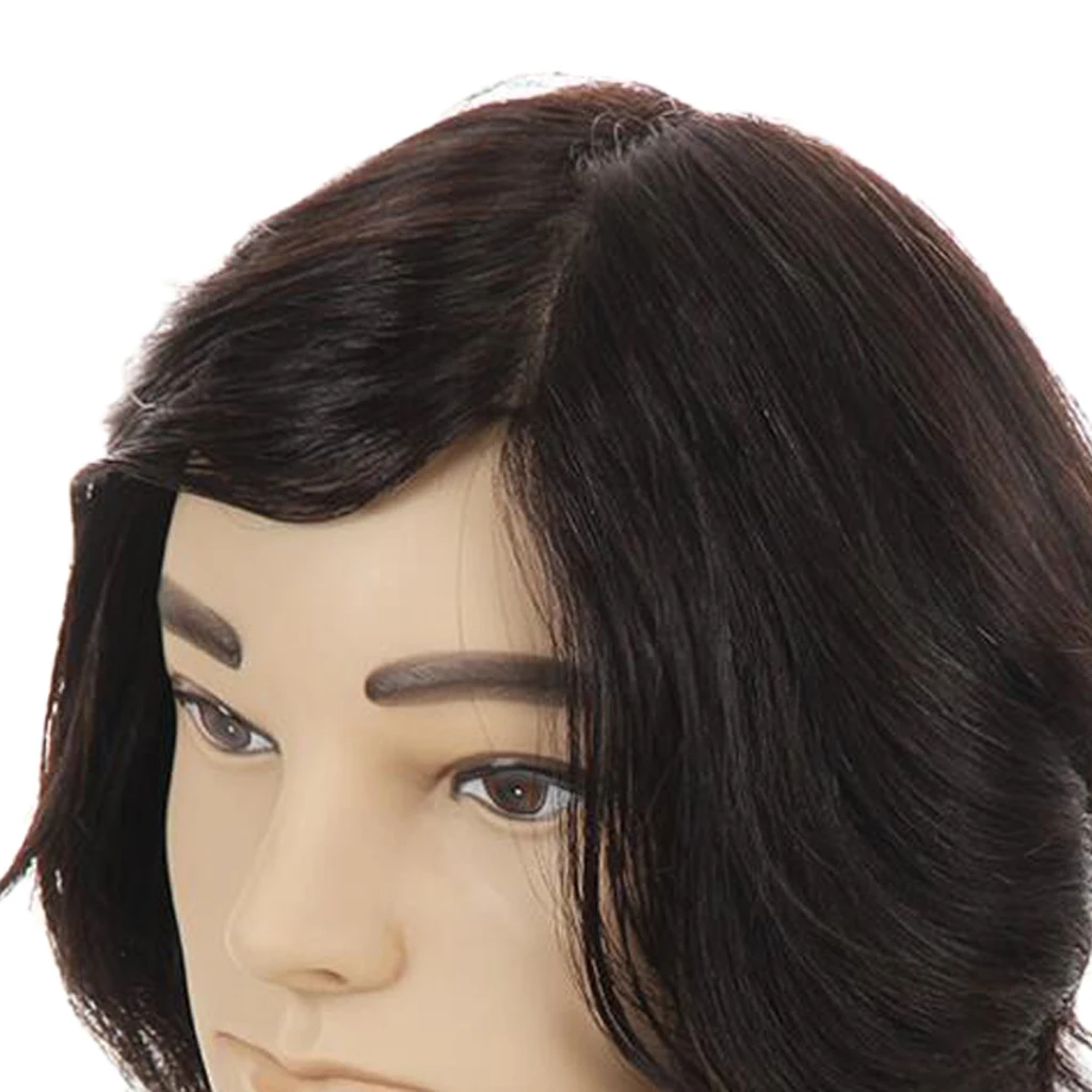 Male Mannequin Head with 100% Human Hair, Straight Wig Display Styling  Head, Use in Salon or Home or Travel|Mannequins| - AliExpress