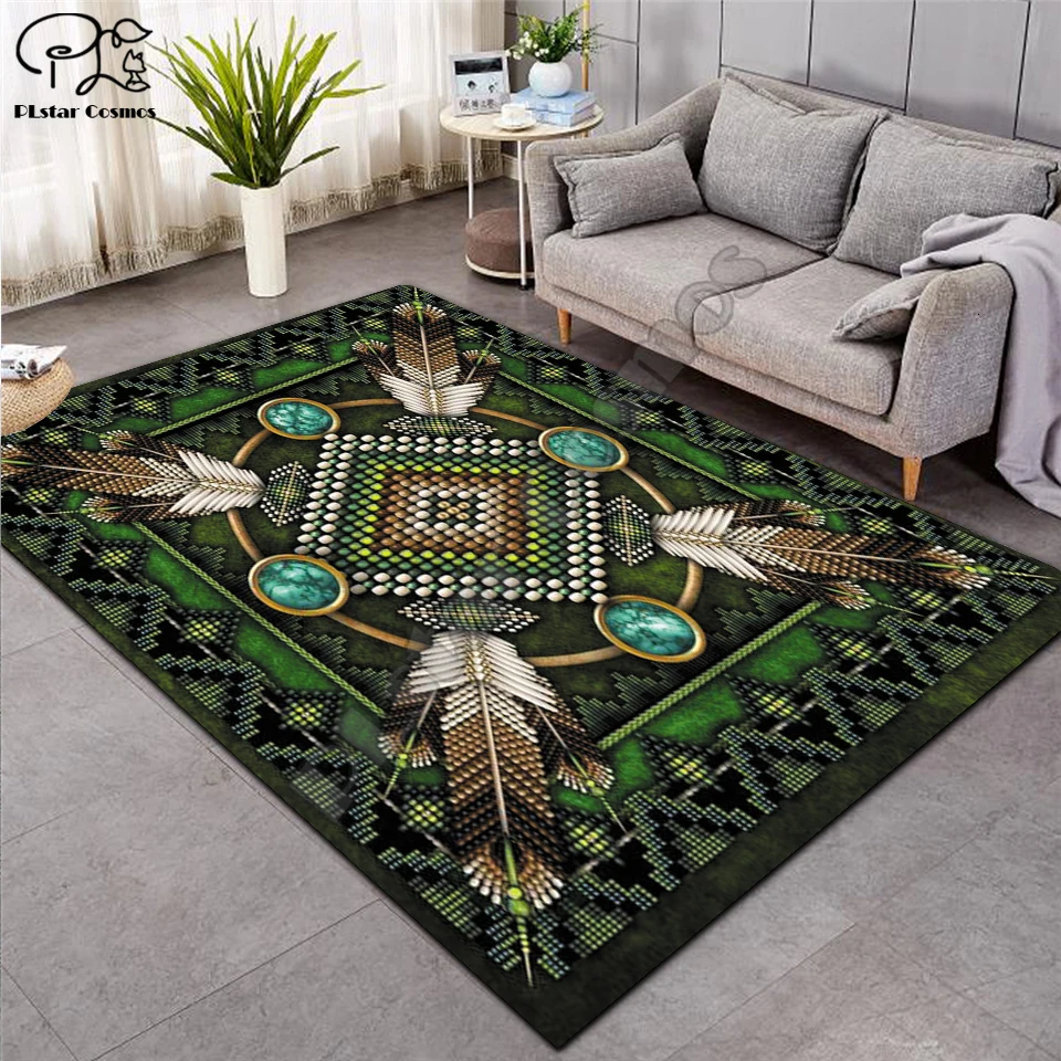 Черный индейский Lakota Skull buffalo soldier ковры мягкие фланелевые 3D коврики с принтом коврики противоскользящие большой ковер-4