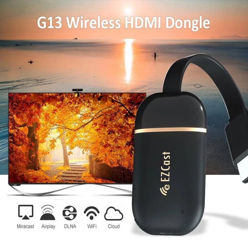 

G13 Wireless MI TV Stick Display Dongle Transmitter and Receiver Mirror Screen For MiraCast Ezcast Adapter Media Streamers